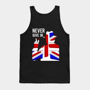 Churchill Never Give In 1 Tank Top